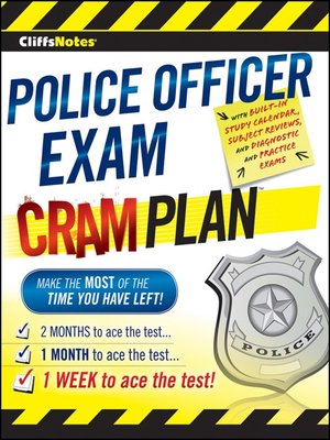 cover image of CliffsNotes Police Officer Exam Cram Plan